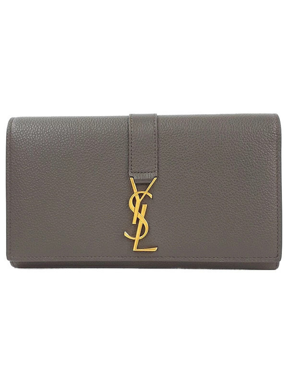 SAINT LAURENT PARIS Saint Paris YSL Flap Wallet Bi fold Long